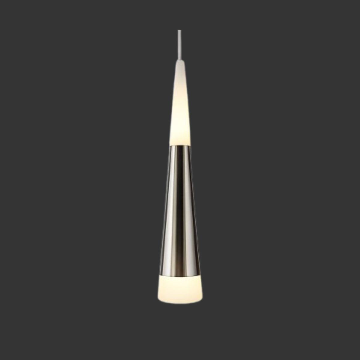 Modern Cone LED Pendant Light  Minimalist Hanging Lamp